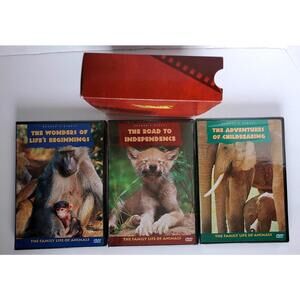 "The Family Life Of Animals" Readers Digest Documentary DVD's (3) Factory SEALED